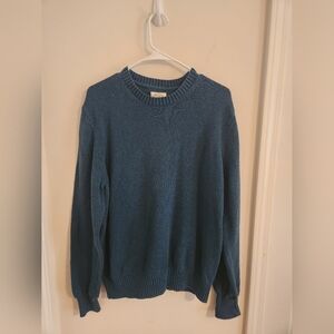 ❤️St. John's Bay Men's Teal Blue Crewneck Sweater Large